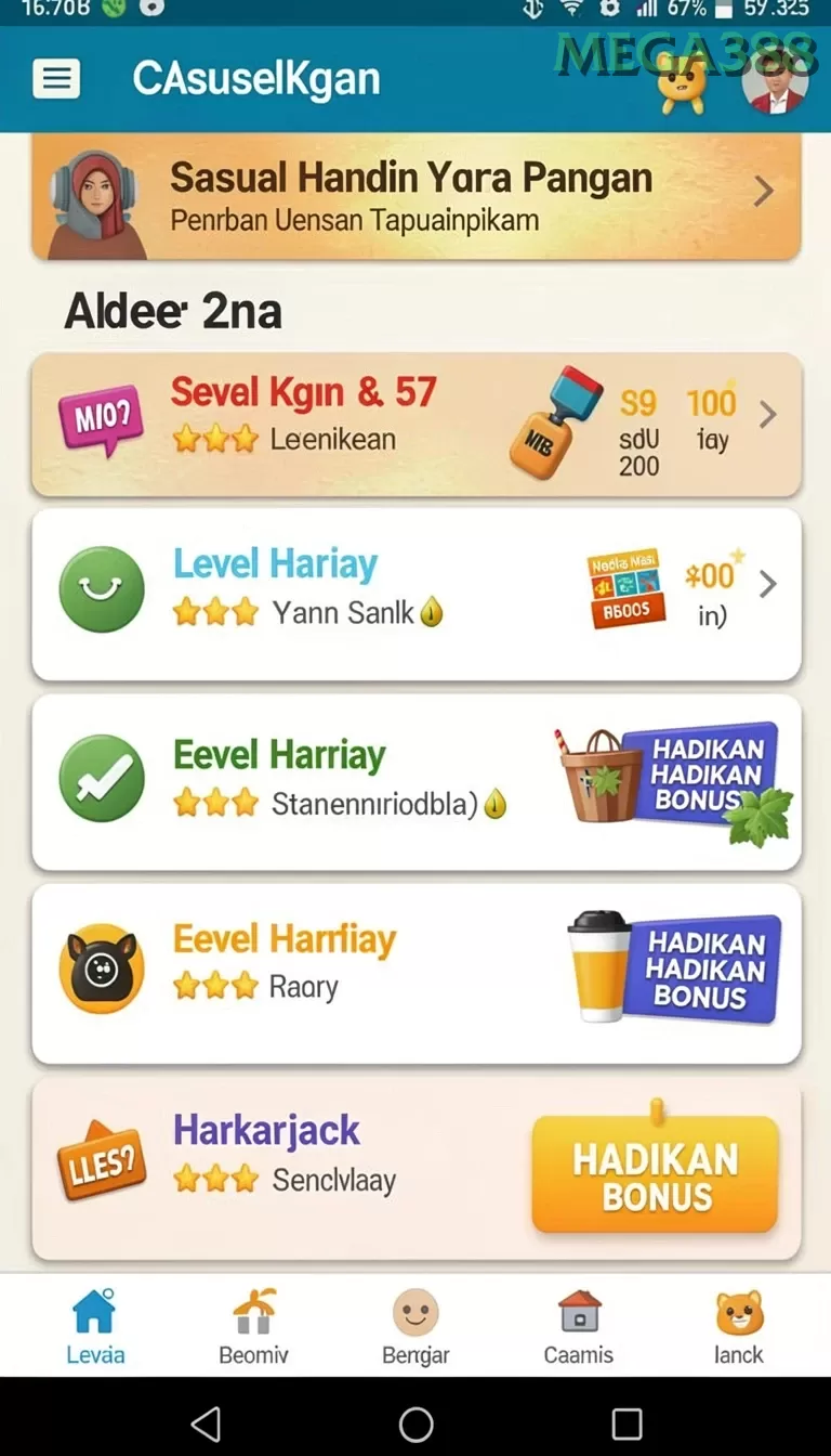 Cuplikan layar OKJKT — aktivitas